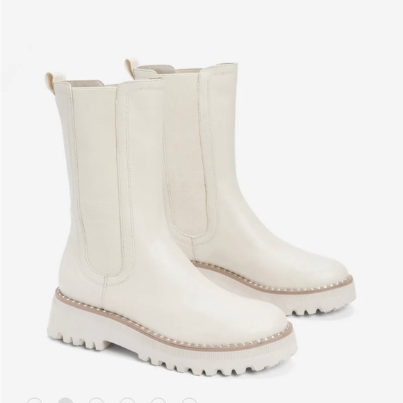 Kenneth Cole RADELL CHELSEA Leather MID-BOOT Size 7.5 nwt - Picture 1 of 9